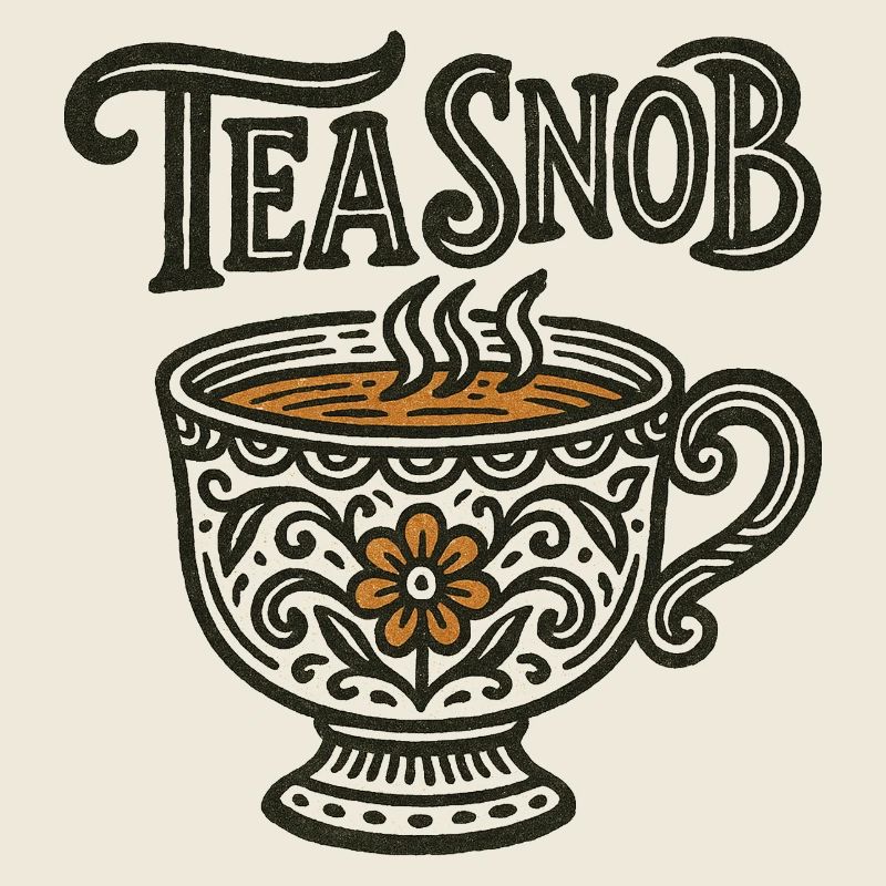 Tee-Snob Verzierte Tasse