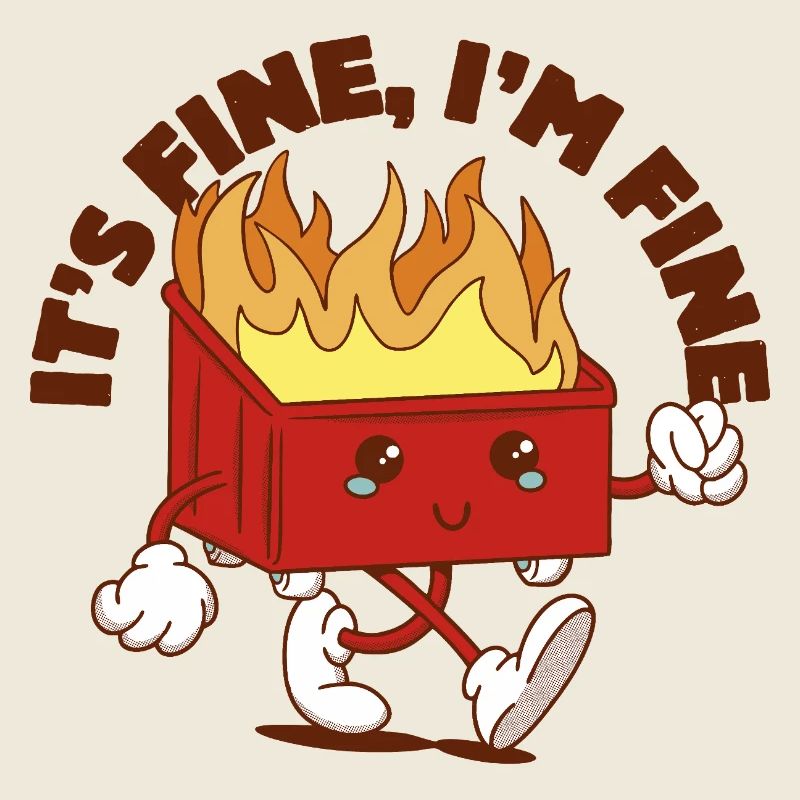 Müllcontainer-Feuer-Vibes