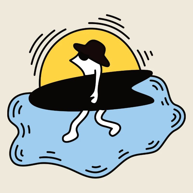 Surfing Illustration