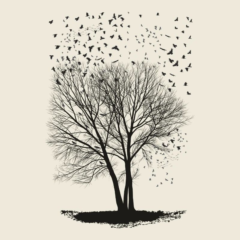 Ravens on a Poplar trees2