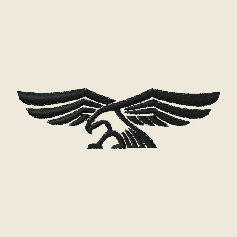 Aigle brodé