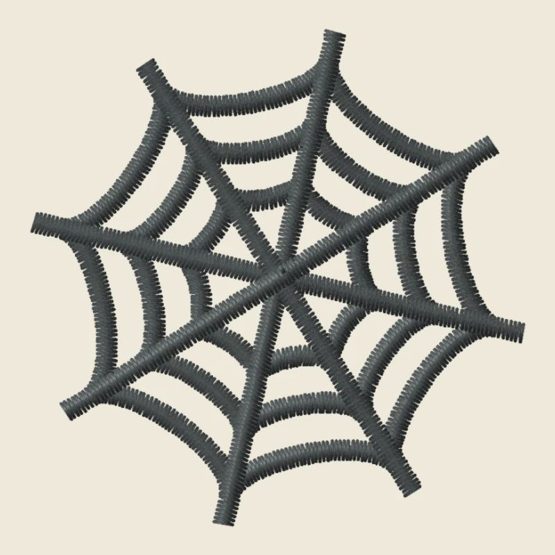 Toile d’araignée brodée