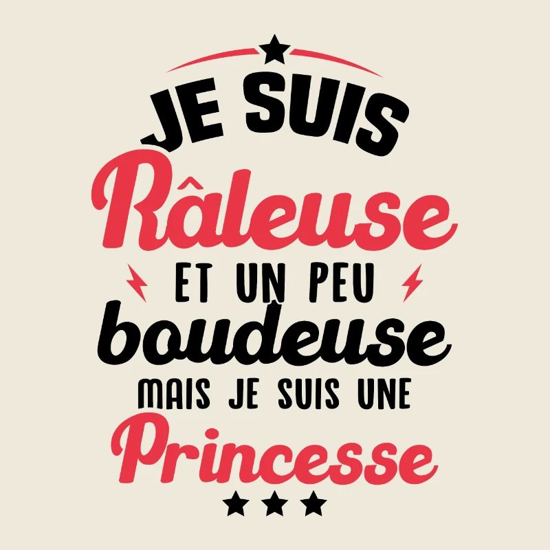 Un peu boudeuse mais je suis une princesse