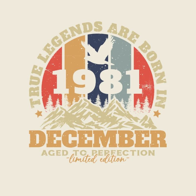 December 1981 Vintage Birthday Gift