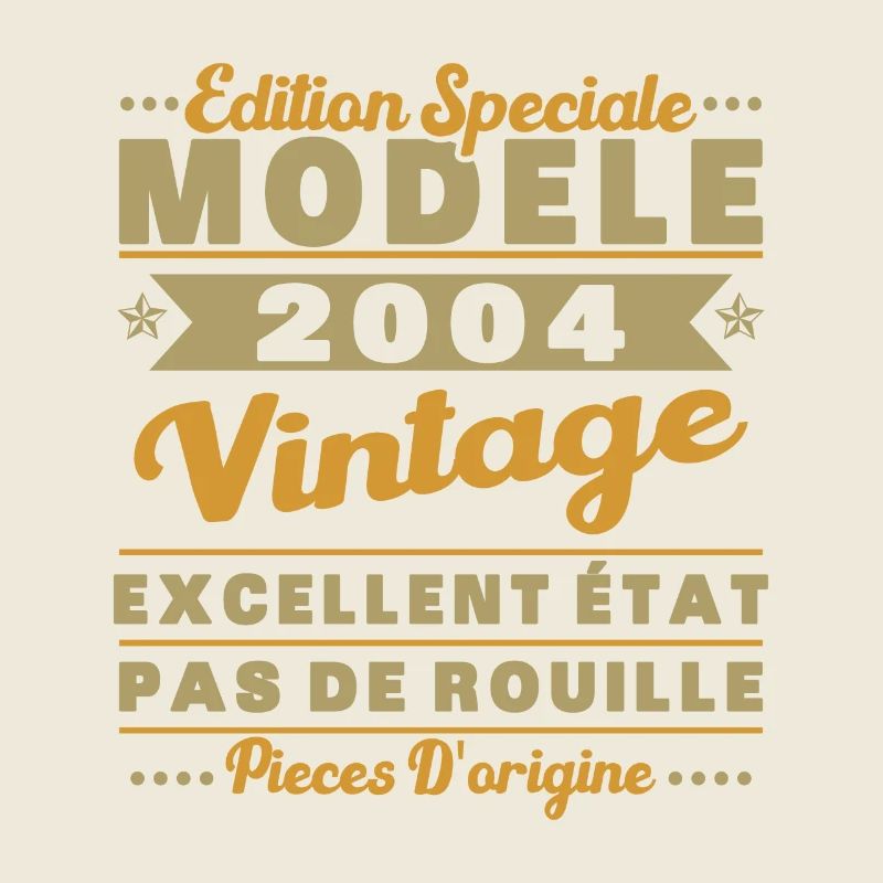 2004 Vintage Retro Geburtstagsgeschenk