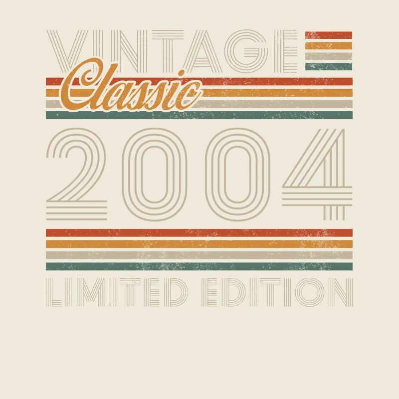 2004 Vintage Retro Geburtstagsgeschenk