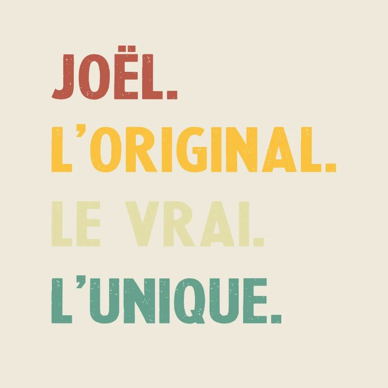 Joel, das Original, das echte Einzigartige,