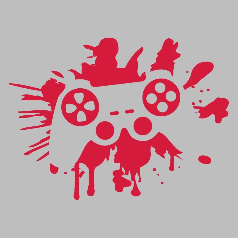 controller blood spatter drip graffiti klex