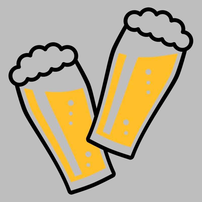 2 Biergläser Stoßen An (Bier / Willibecher / 2C)