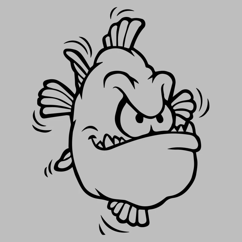 angry fish