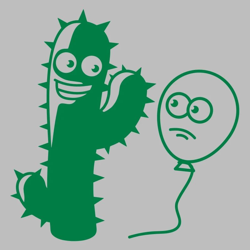 Cactus ballon poignée de main salutation pointes