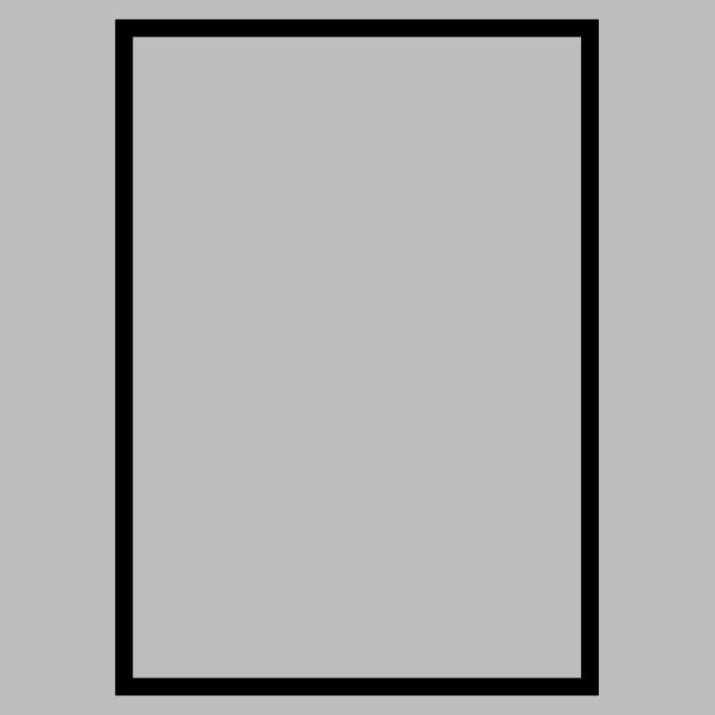 Mathématiques - icône rectangle