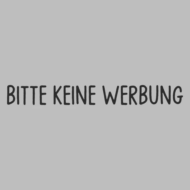 Bitte keine Werbung