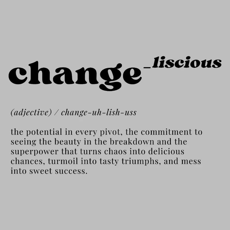change_liscious: Pivot to Potential - BLACK