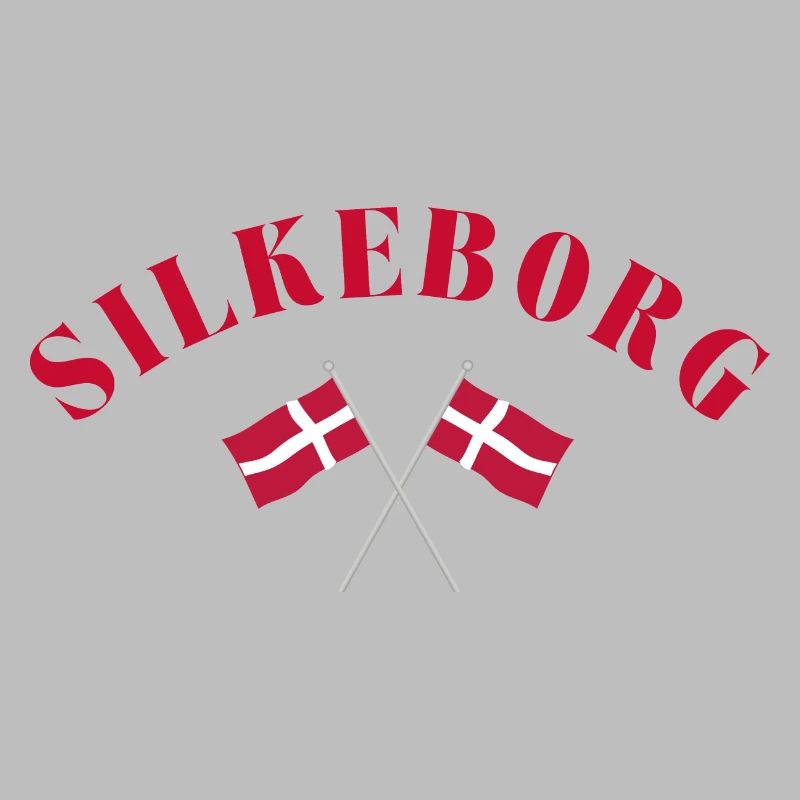 Silkeborg Danemark Drapeaux Design