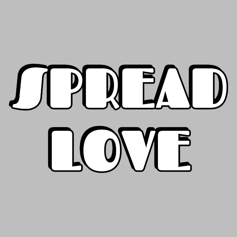 Spread Love Bold Typographic Design