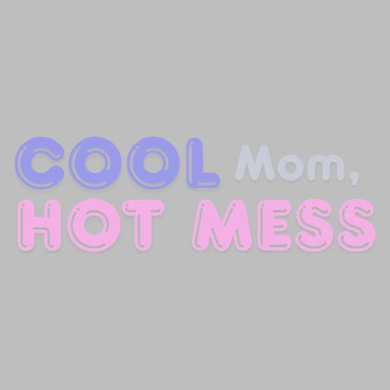 Maman cool Désordre chaud Design de maman drôle