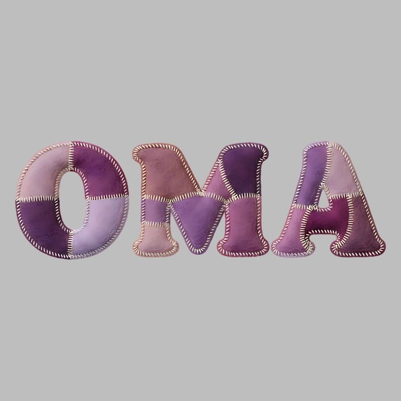 OMA Patchwork Stoff Design Geschenkidee