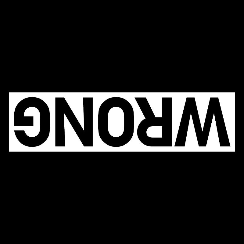 Wrong V2 White and Black by Falsches Design