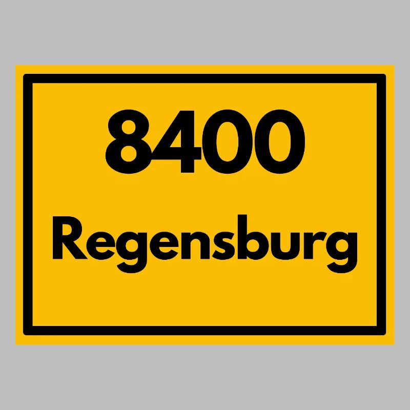OLD POSTCODE ZIP CODE RETRO 8400 REGENSBURG