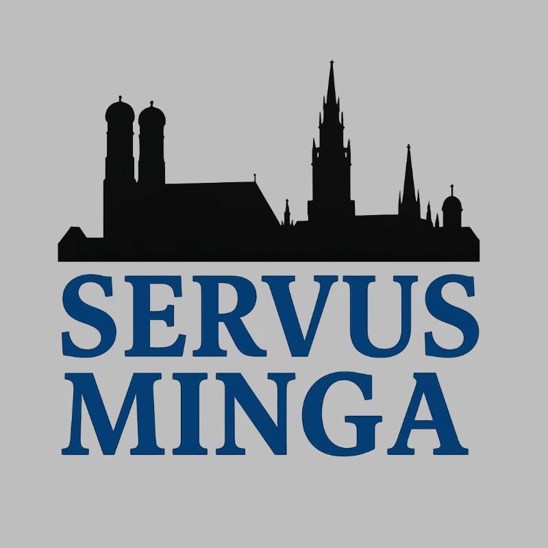 Servus Minga Silhouette Design