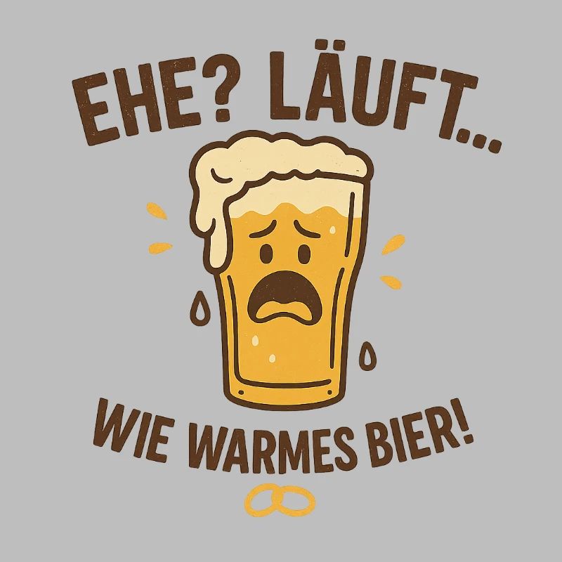 Mariage? Ça coule comme de la bière chaude