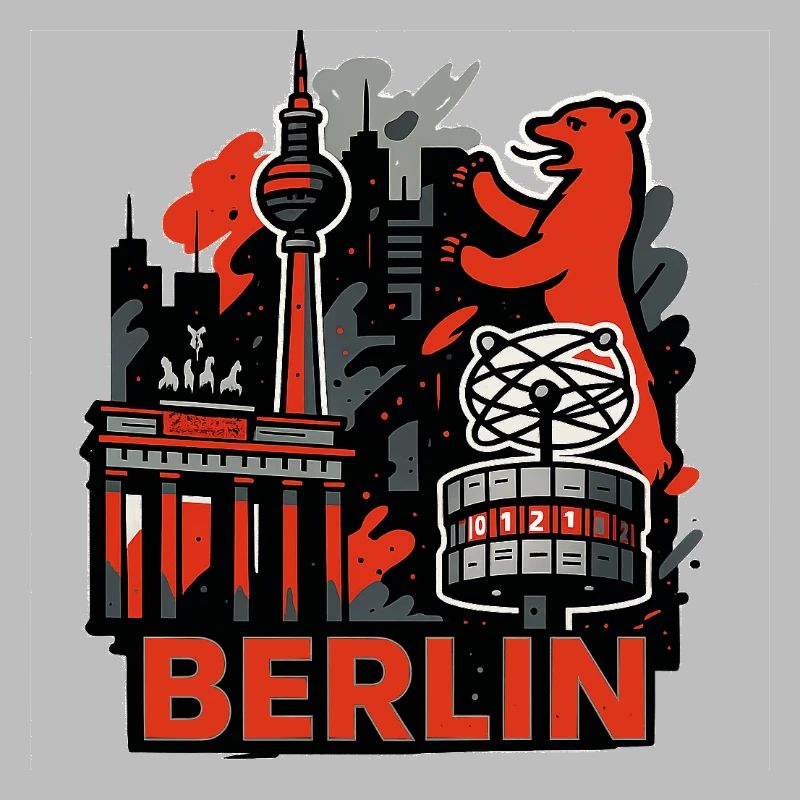 Berlin Skyline Bear