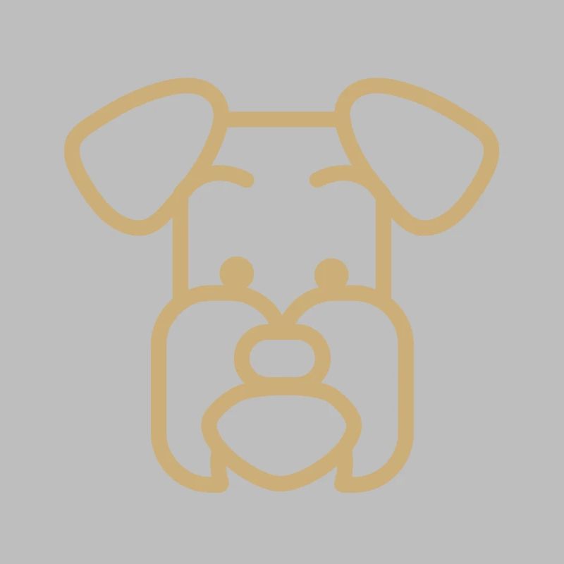 Schnauzer Hunderasse Polygon Gesicht