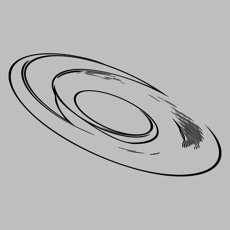 Geometric three-dimensional circular disk