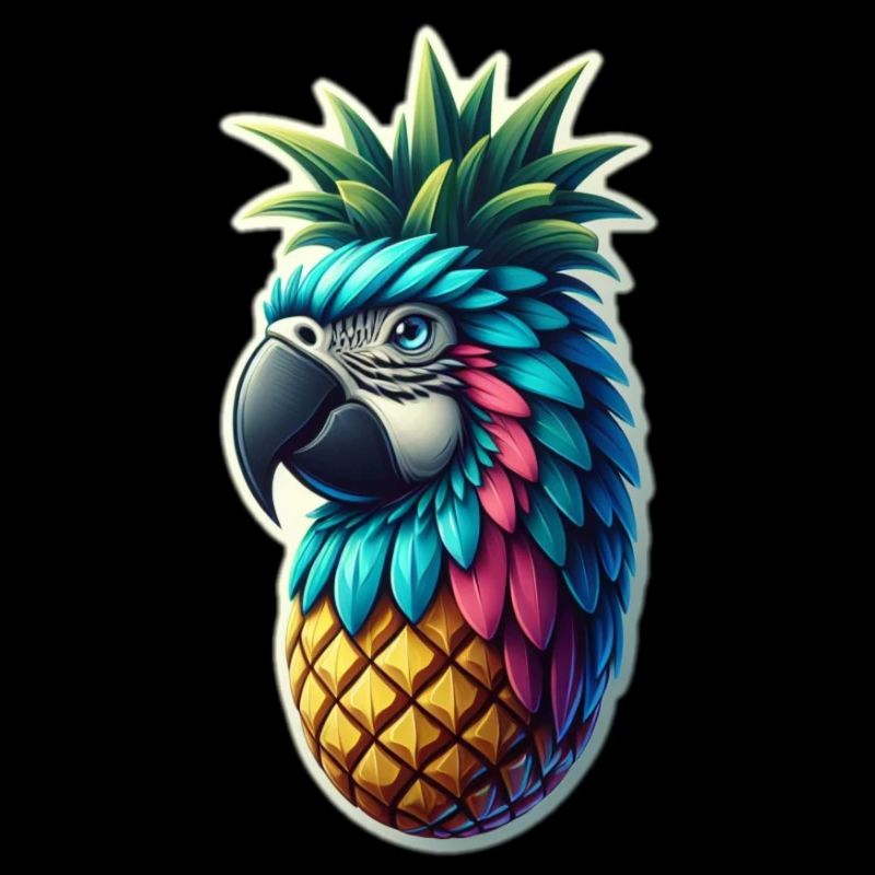 Ananas-Papagei