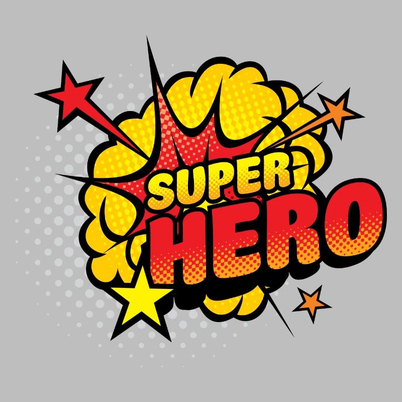 Superhelden Comic Explosion