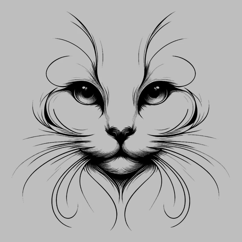 Visage de chat