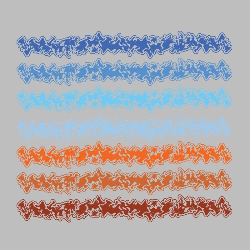 Conception abstraite de lignes dégradées