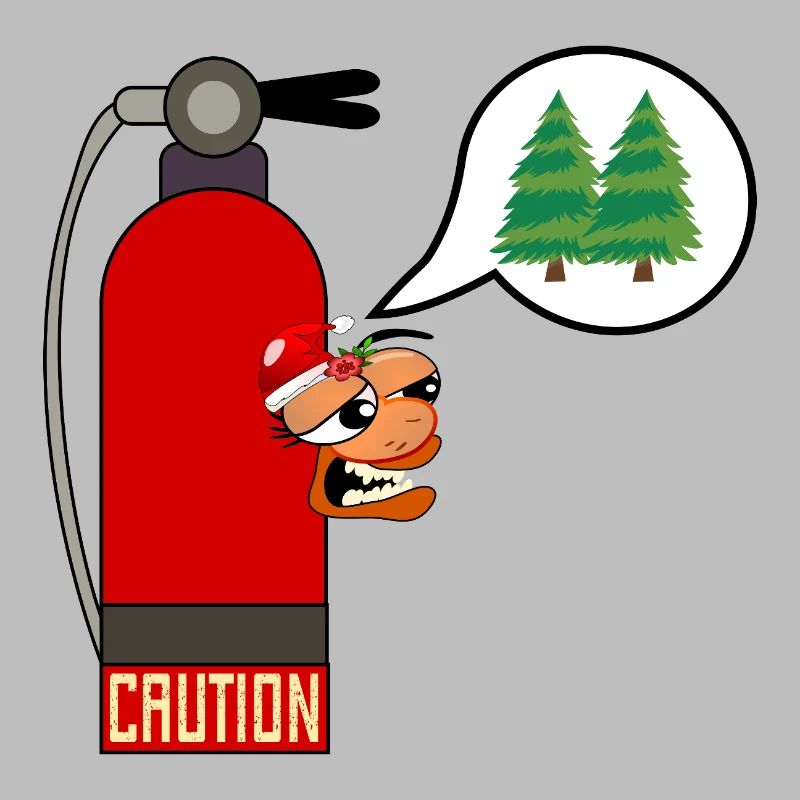 CAUTION CHRISTMAS TREE FIRE