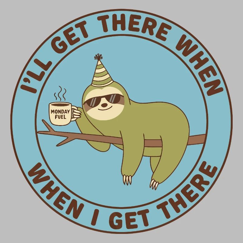 Sloth Monday Fuel Décontracté