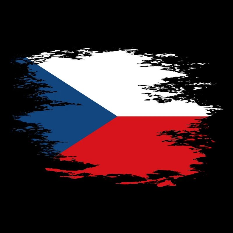 Drapeau de la République tchèque utilisé design