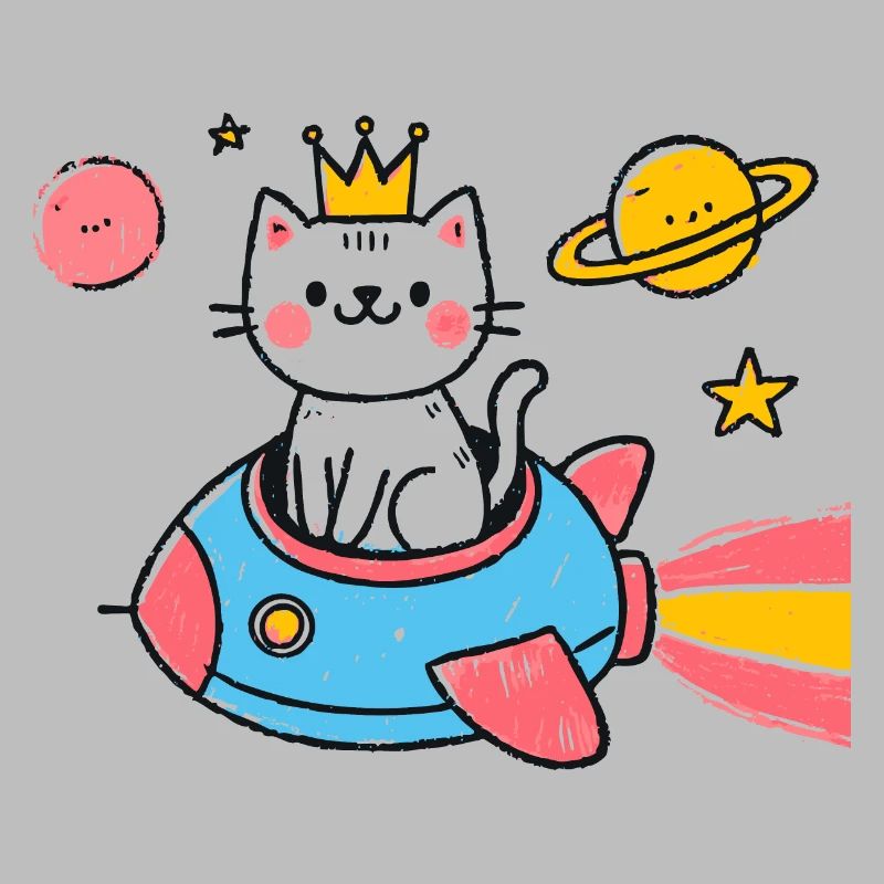 Chat dans l’espace