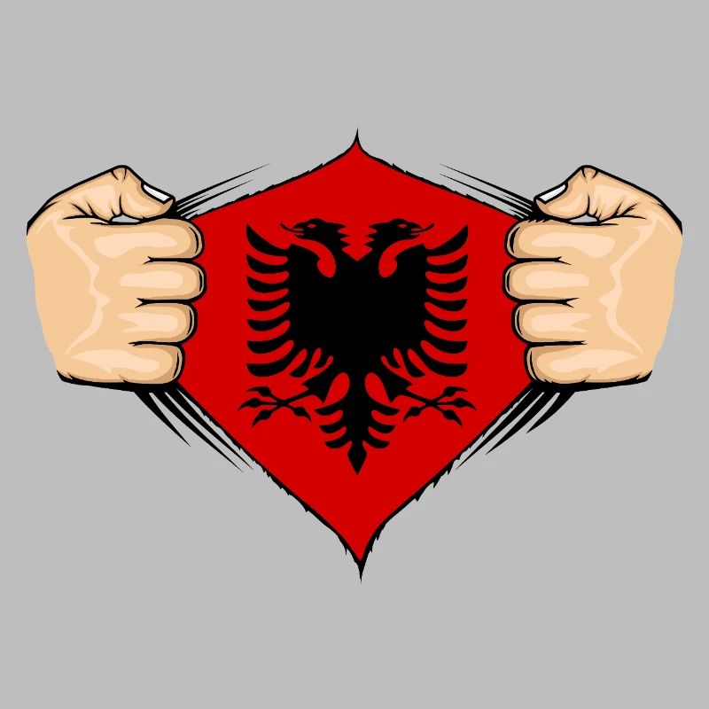 Conception du drapeau de l’Albanie
