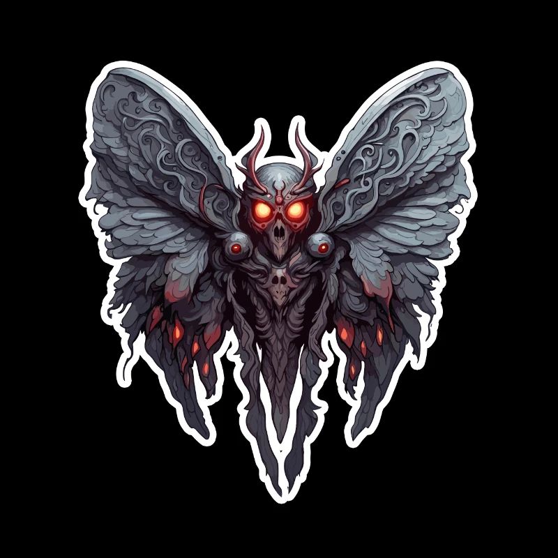 Mothman / Moth / Insect / Mythical Creature / Flutter