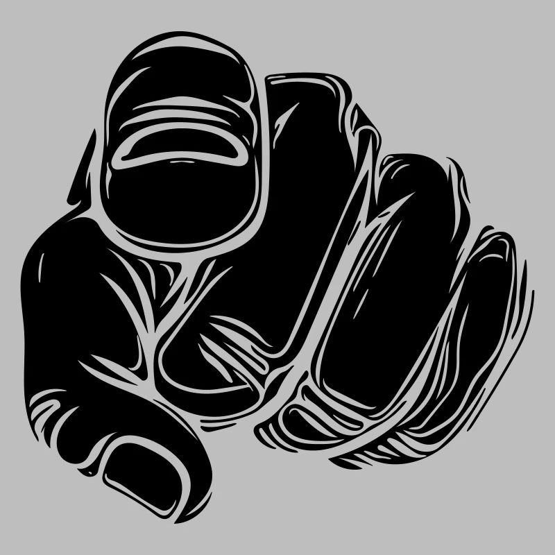 Index avec la main de Vector