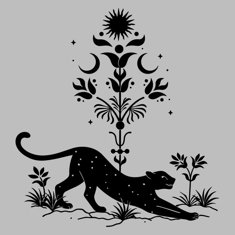 Cosmic Leopard Boho