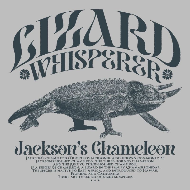 Jackson's Chamäleon Echsenflüsterer