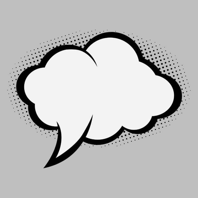 Comic speech bubble