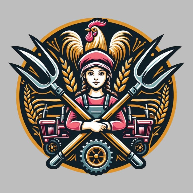 Mädchen vom Dorf Logo