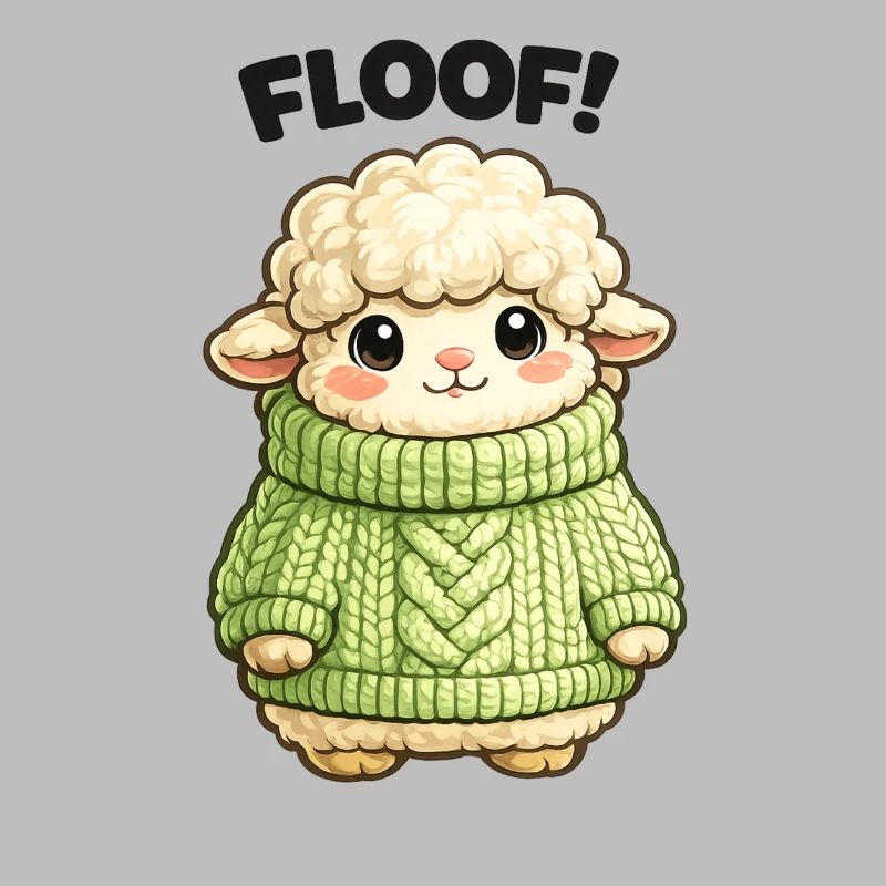 Kuscheliges Schäfchen Pullover Design