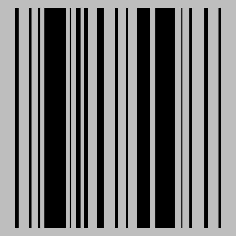 Code-barres motif rayures