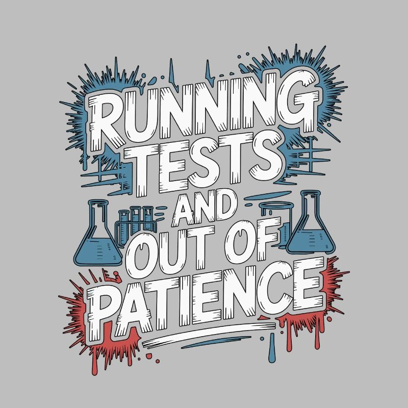 Lab Technician Running Tests And Laboratory Work