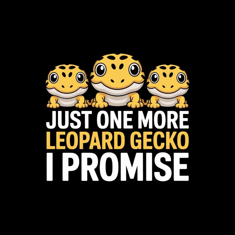 Leopardgecko Trio Versprechen Tee