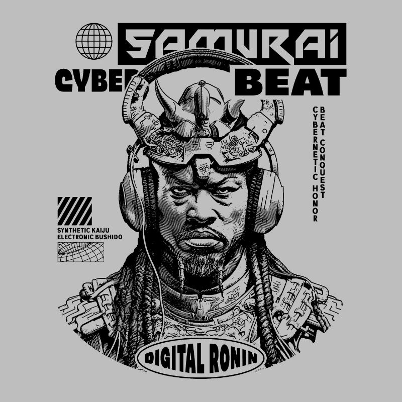 Tech Samurai Sci-Fi Shirt