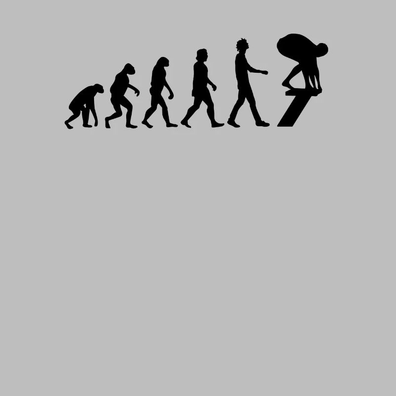 Schwimmer Evolution Schwimmen Geschenk